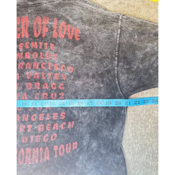 Fifth Soul Womens Size L California Tour Summer of 1976 Acid Wash Cropped Top - Picture 8 of 9